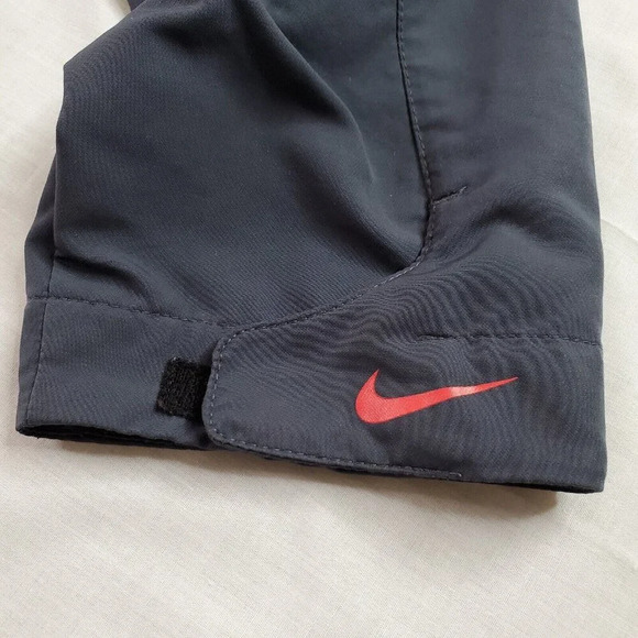 Nike Golf Windbreaker Mens XXL Navy Blue Open-End Red Full Zip Jacket Raincoat - Picture 5 of 16